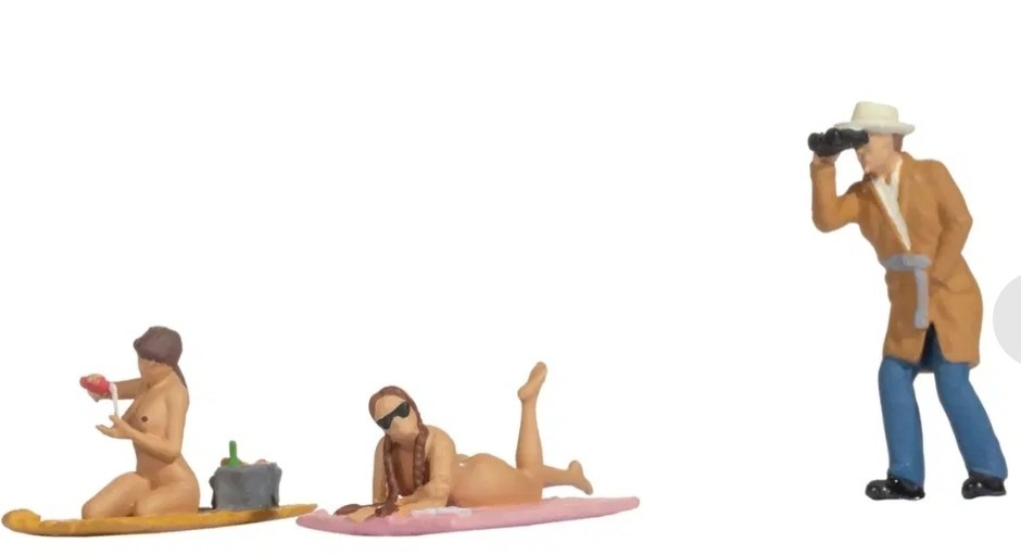 Noch "Peeping Tom" Figures Set 16607 HO Scale