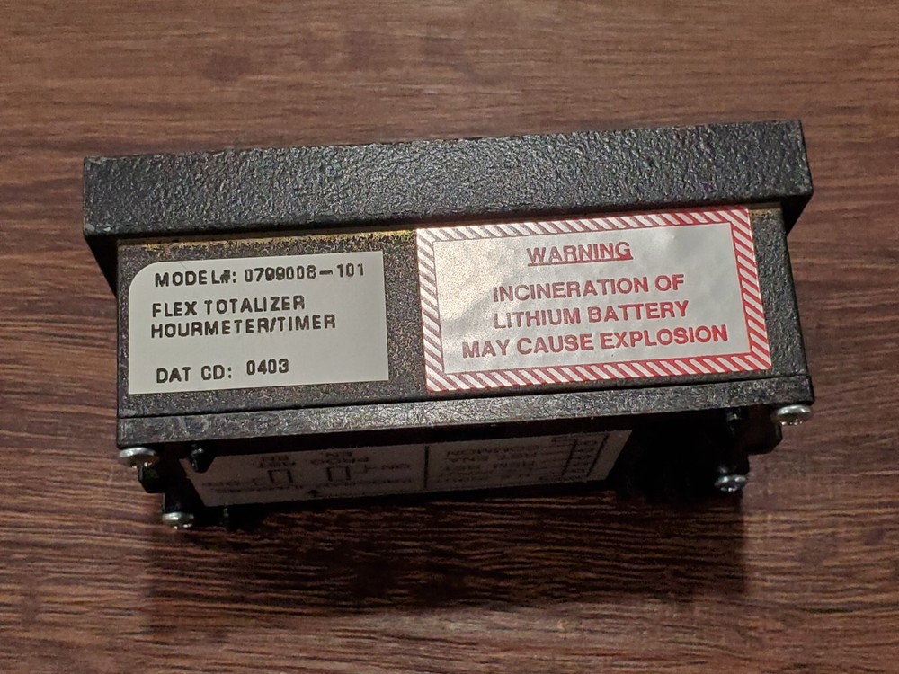 Veeder Root Danaher Controls 0799008-101 Flex Totalizer Hourmeter And Timer