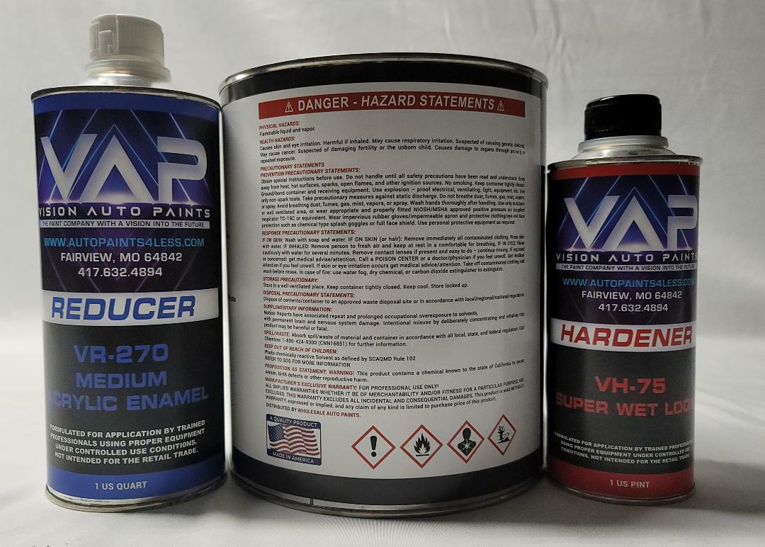 #2174 High Gloss Blue Dream Met. Single Stage Acrylic Enamel Paint Gallon Kit