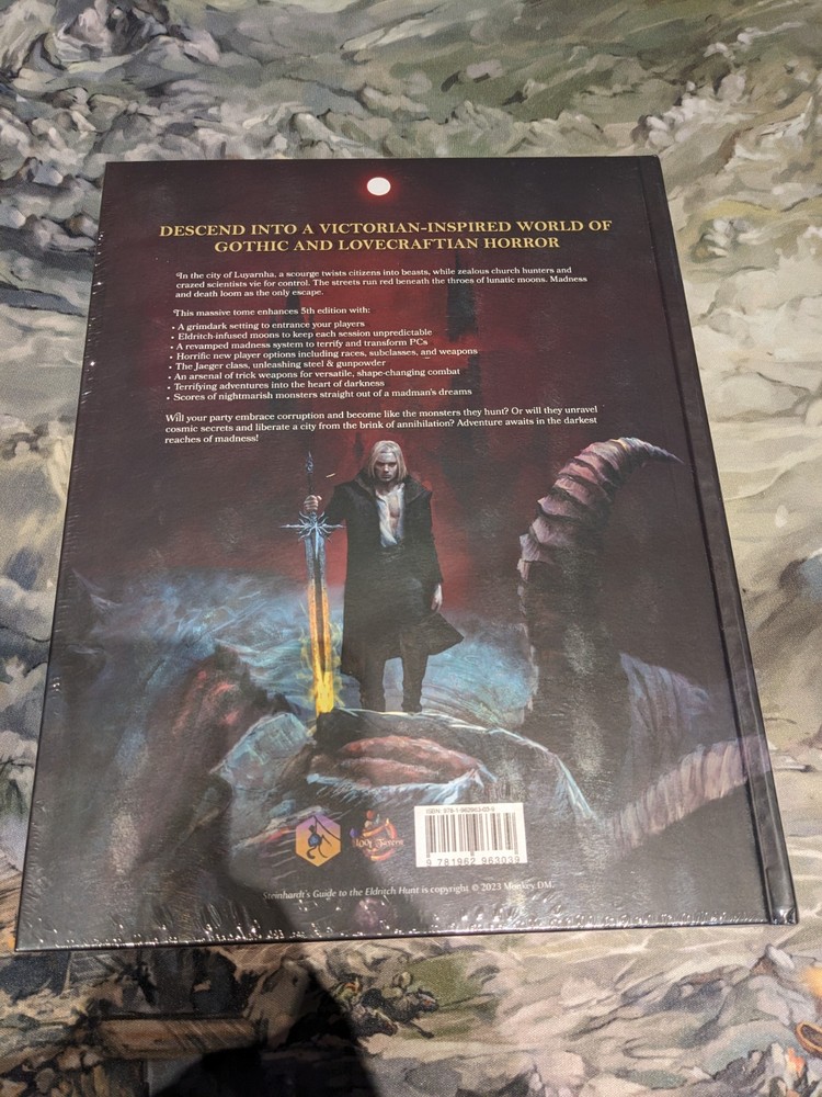Steinhardt's Hardcover + GM Screen, Tarot Deck, Cheatbook, & Field Notes Sealed