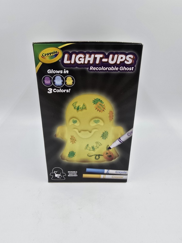 Crayola Light-Ups Recolorable Ghost Reusable and Shatter Resistant