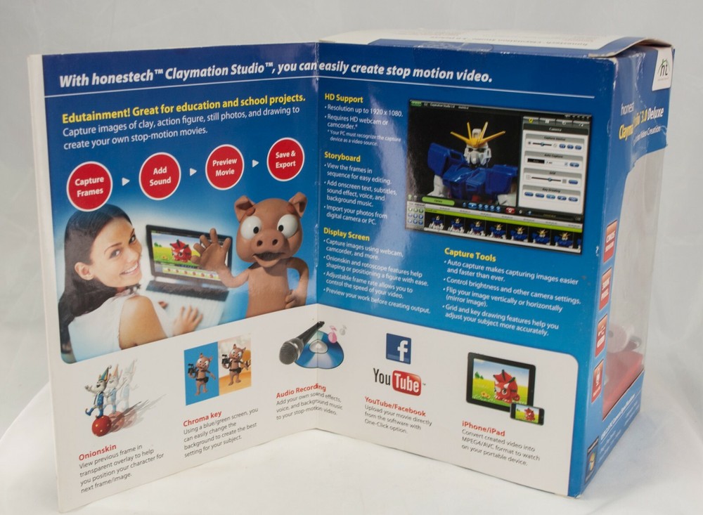 HONESTECH CLAYMATION STUDIO 3.0 DELUXE