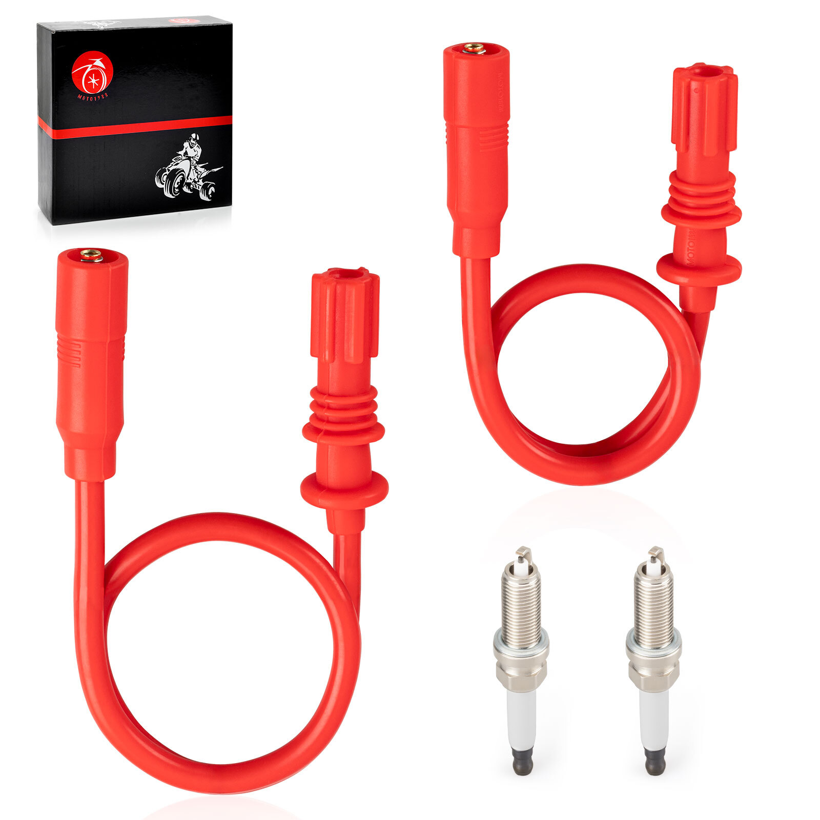 Spark Plug & Wire Cap for Polaris Scrambler Sportsman 850 2012 2013 2014 - 2024