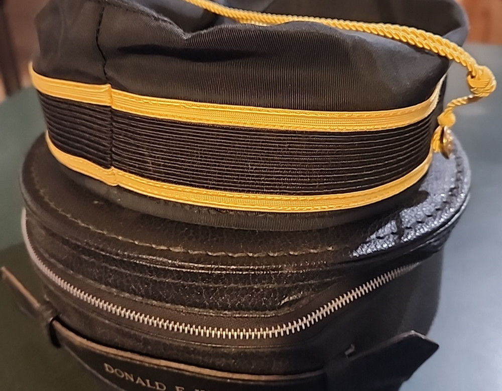 Vintage Masonic Scottish Rite Hat Cap & Box