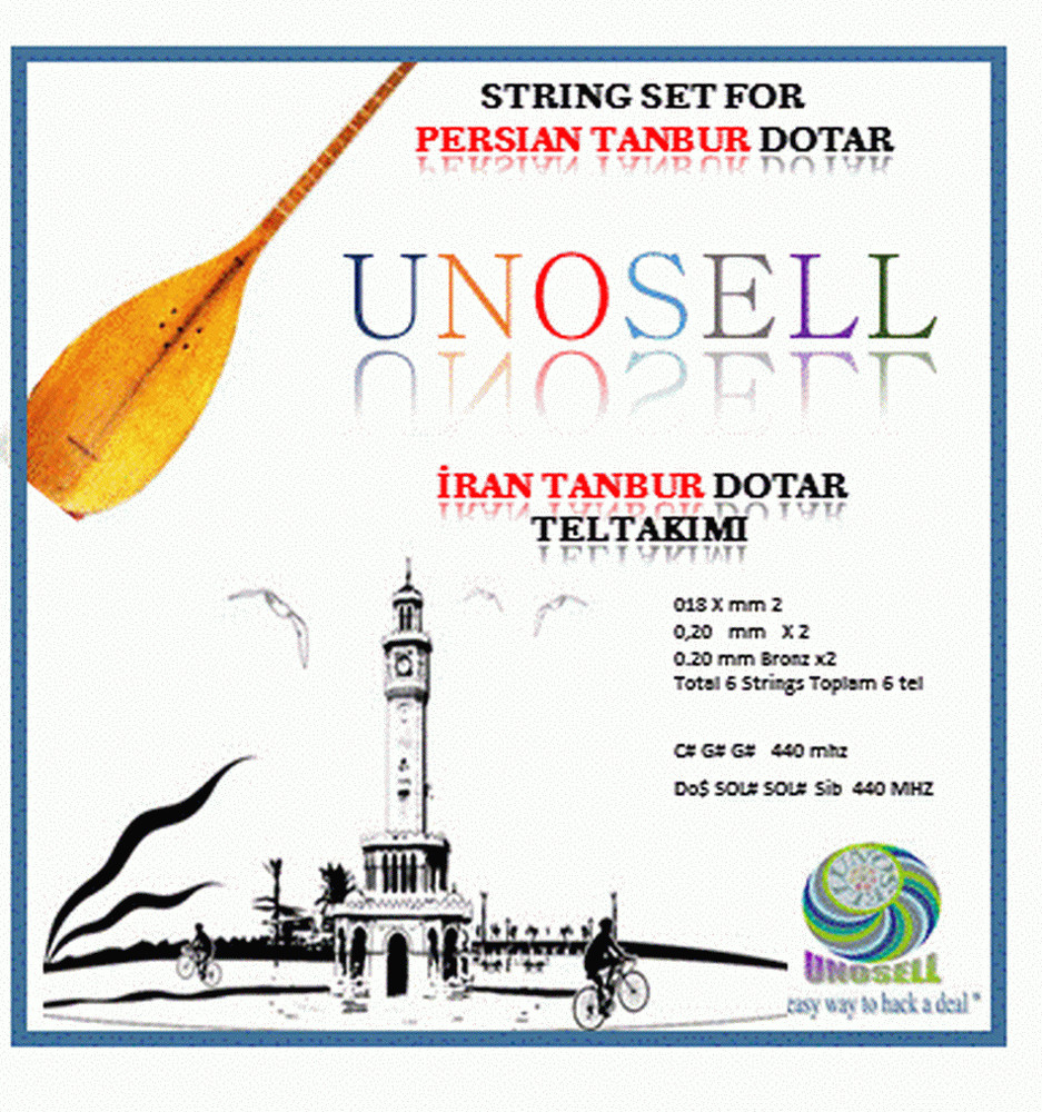 String Set For Persian String Instrument Dotar Tanbour