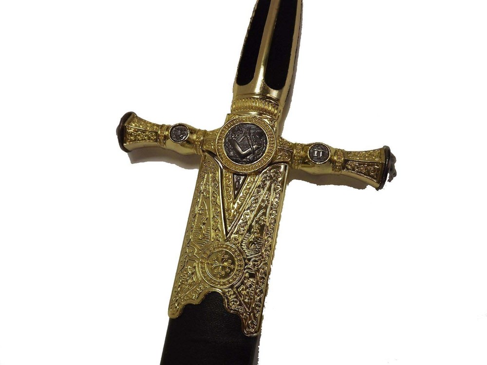 NEW Masonic Dagger Templar Knight Freemasonry Dagger (KE4915RD-1)