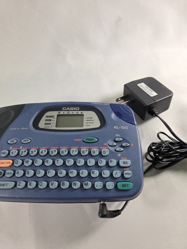 Casio EZ-Label Printer Blue KL-100 Label It!