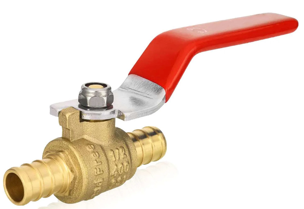 1/2" Pex-B Pipe 2x50ft Rolls (Red+Blue) Clamp Fittings Crimper Plumbing Kit