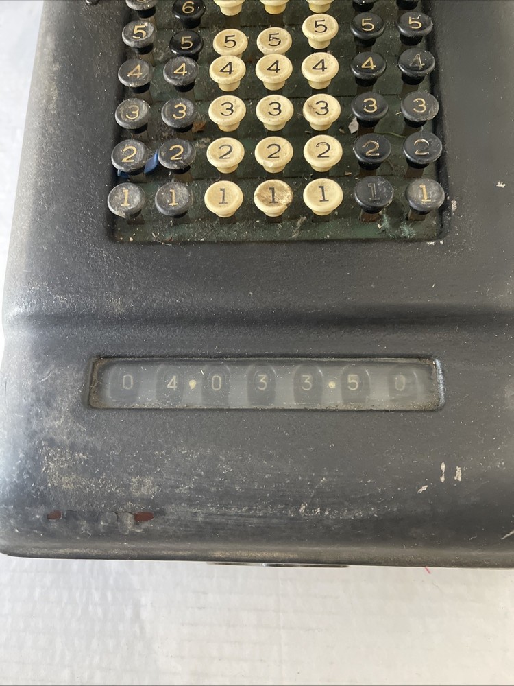 Antique 1920s Burroughs Class 3 Adding Machine