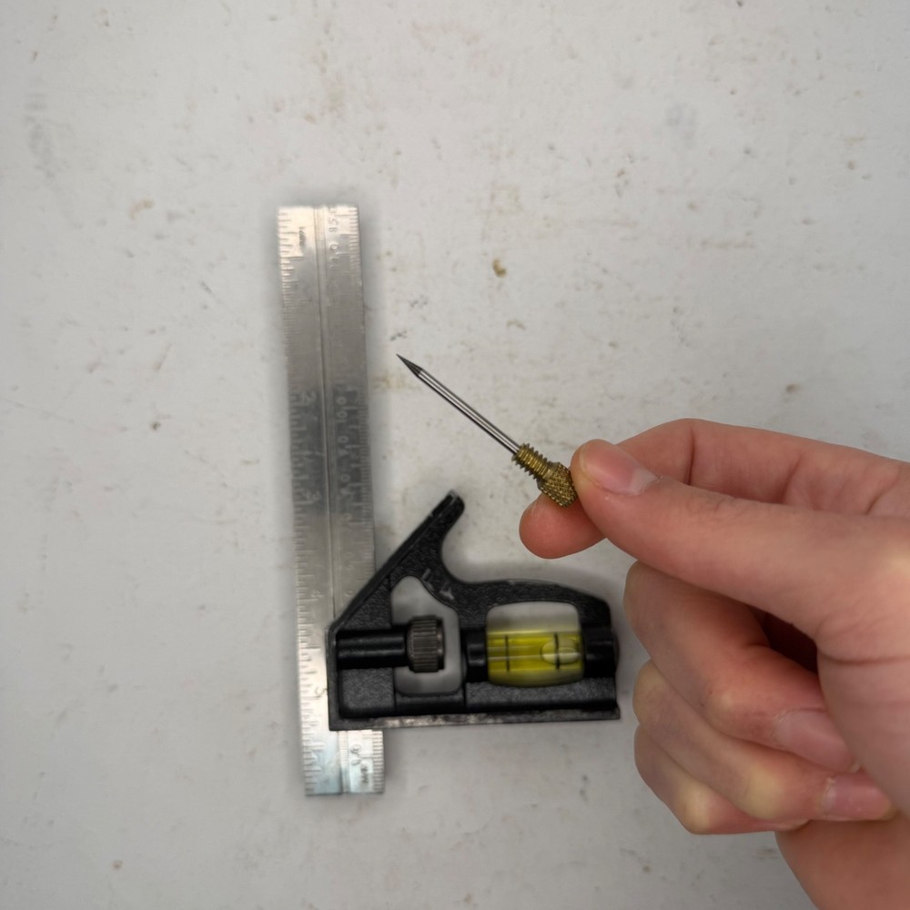 Johnson Level & Tool 6" Combination Square w/ Scribe Pin