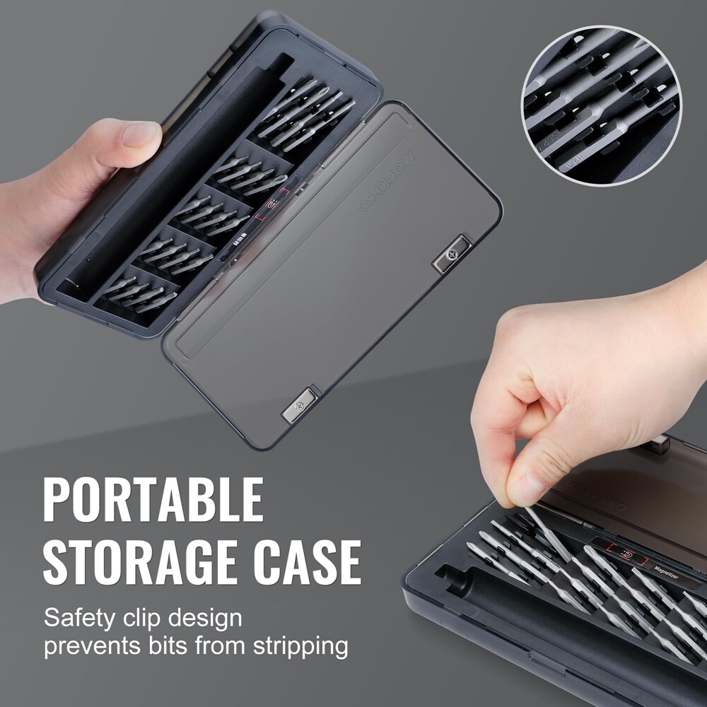 WORKPRO Mini Electric Screwdriver High-Quality Precision Bits for Phone Camera