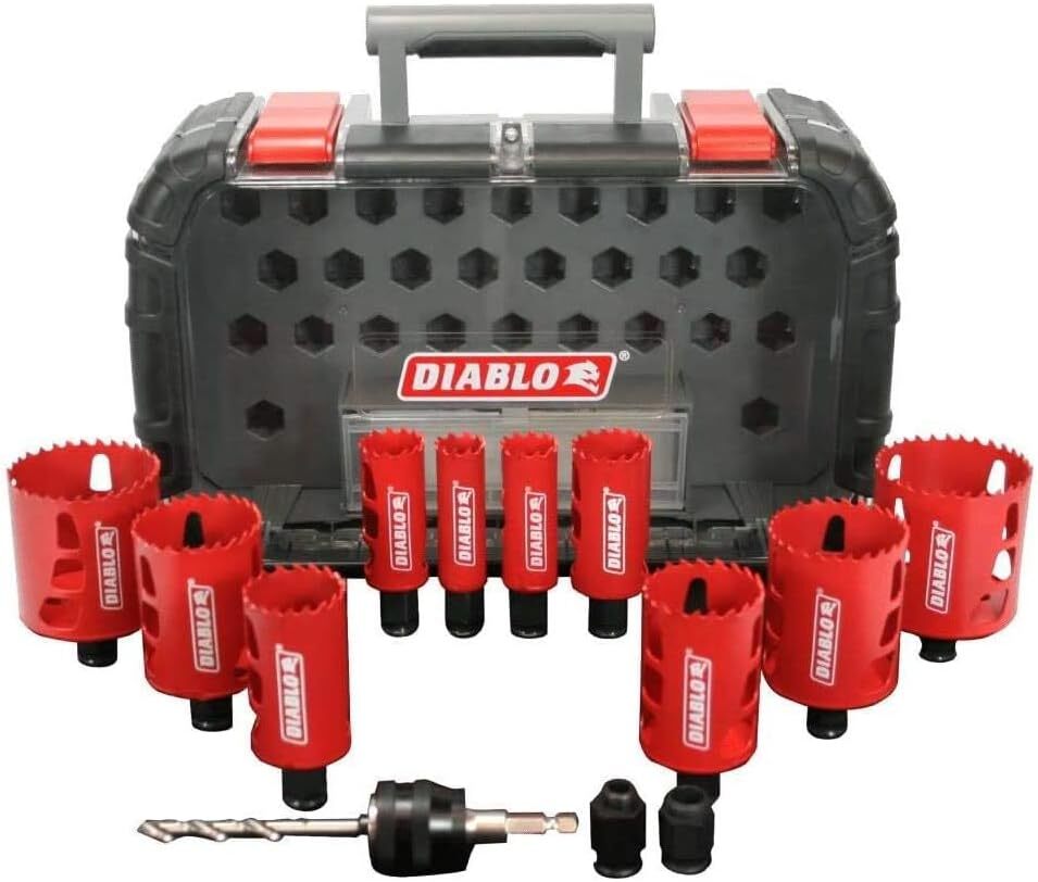 Blend,Diablo 14Piece High Performance Hole Saw For Plastic