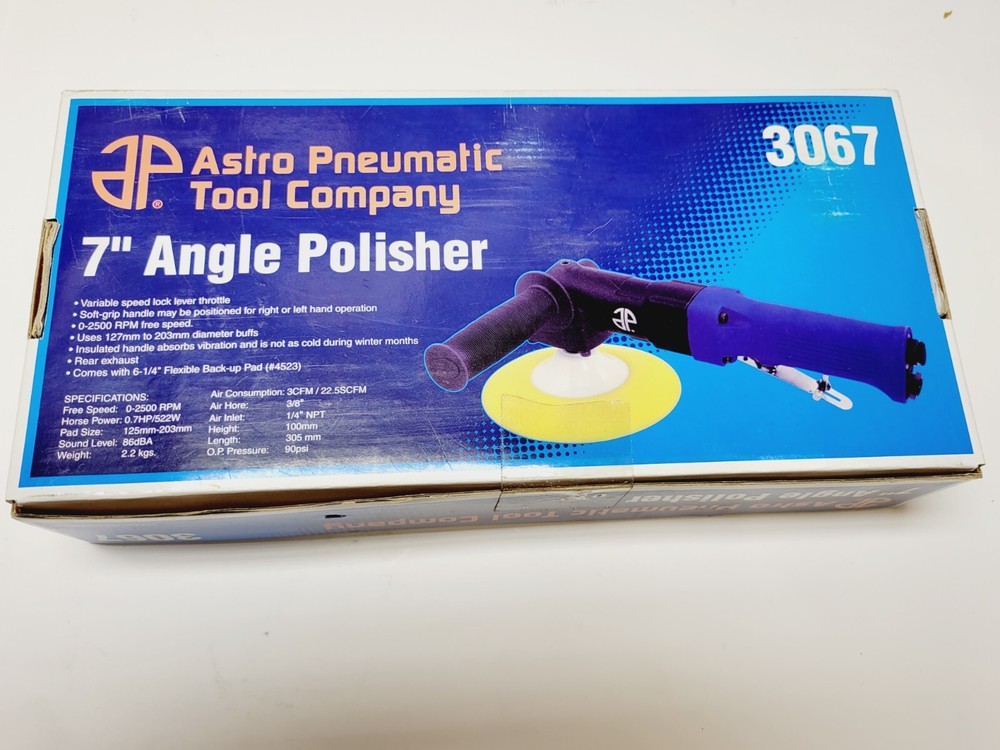 7in angle polisher air Pneumatic