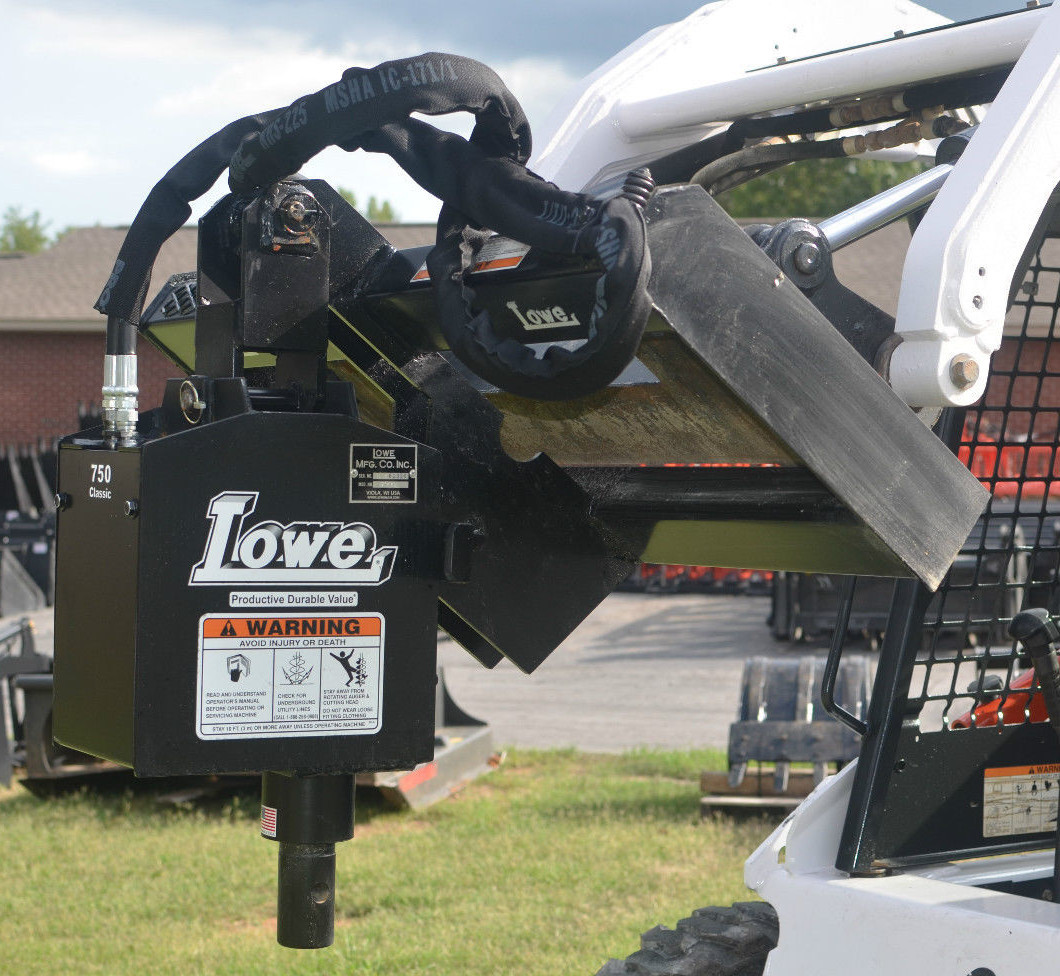 Lowe 750 Classic Round Auger Drive Digger Attachment Fits Skid Steer Loader
