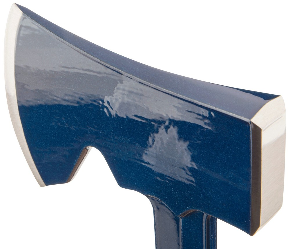 Estwing E6-25A 15" Camper's Axe w/Tent Stake Puller, Solid Steel, Nylon Sheath