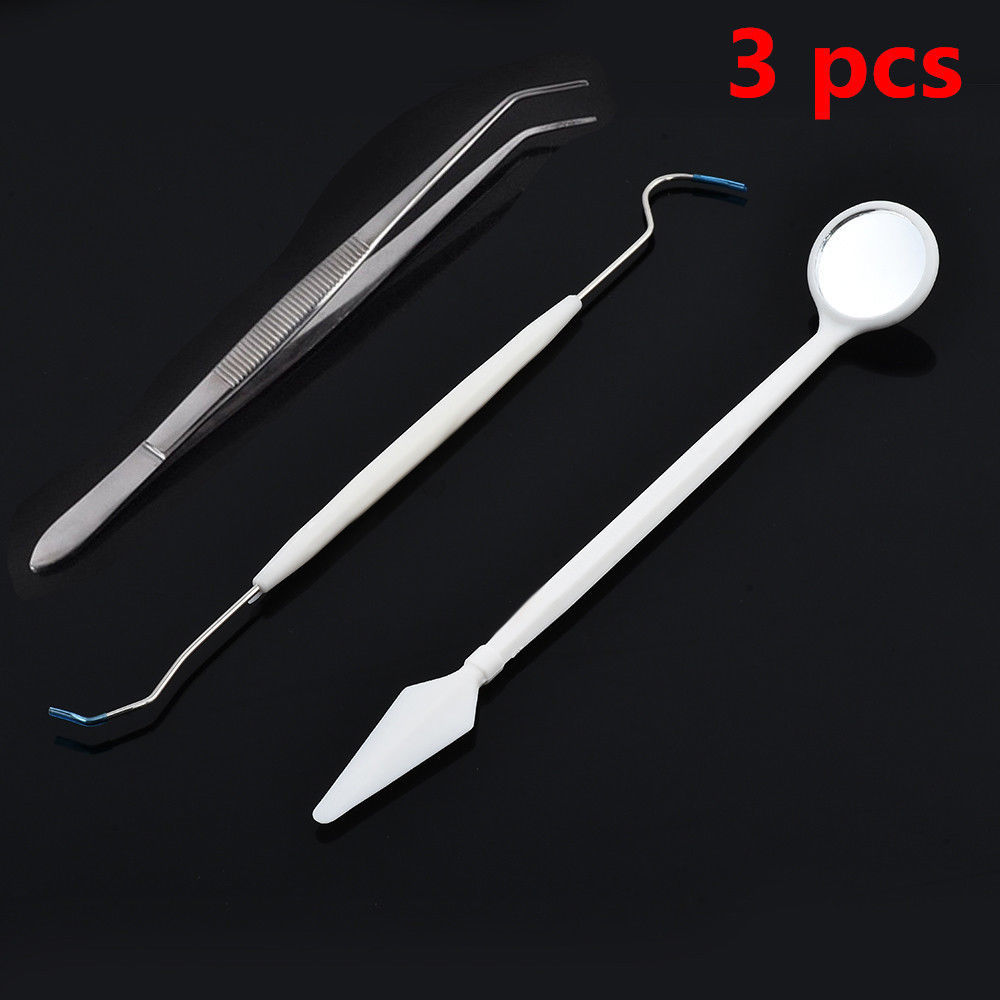 Dental Kit Tooth Scraper Mirror Explorer Set Tartar Calculus Plaque Remover