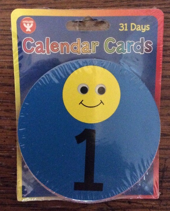 Hygloss Calendar Cards 31 Days