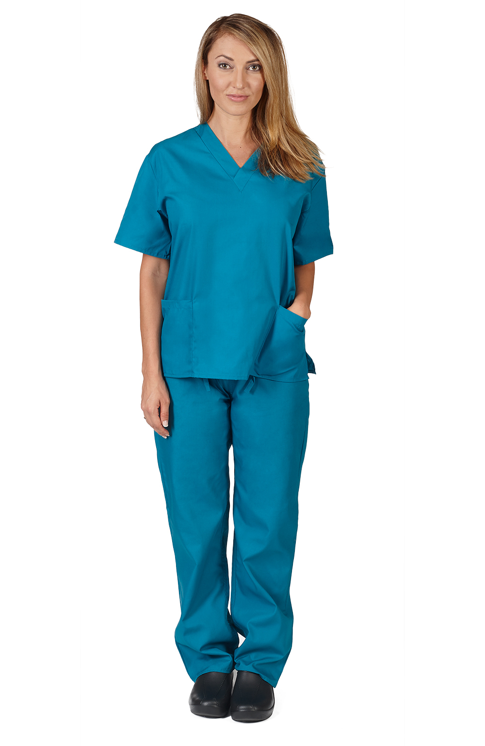 Medical Nursing Scrub Set NATURAL UNIFORMS Men Women Unisex Top Pants BP101
