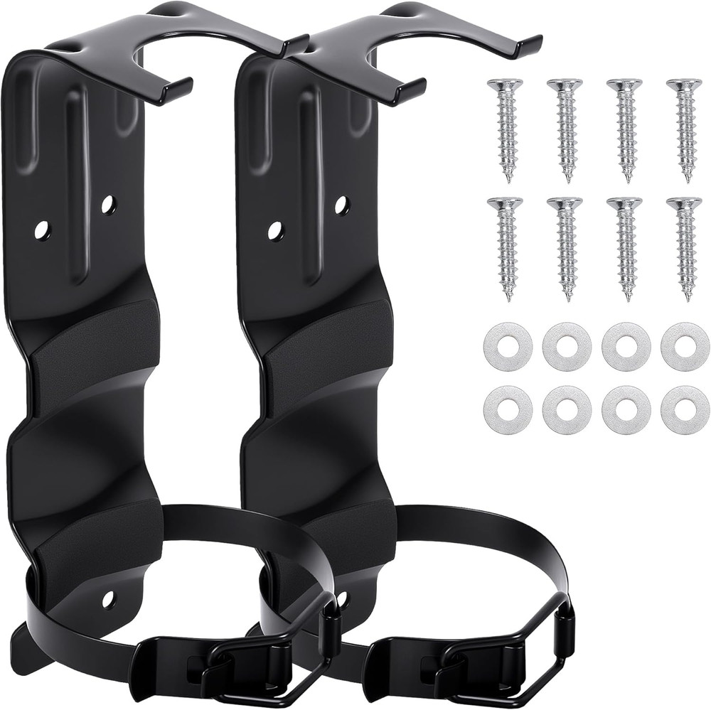 2 Pack Fire Extinguisher Brackets, 2.5 LB Fire Extinguisher Wall Mount Bracket,