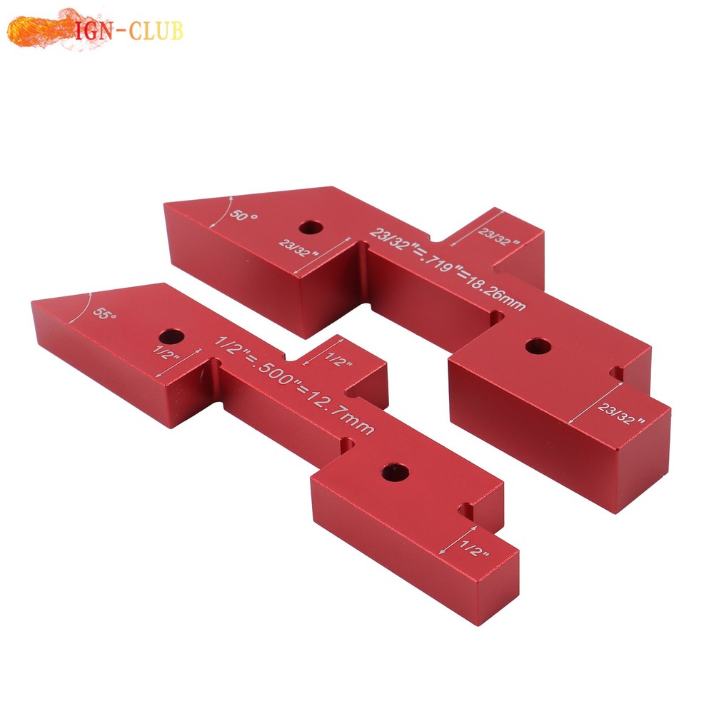 14 Pcs Aluminum Router Table Setup Bars Precision Setup Blocks Height Gauge Set