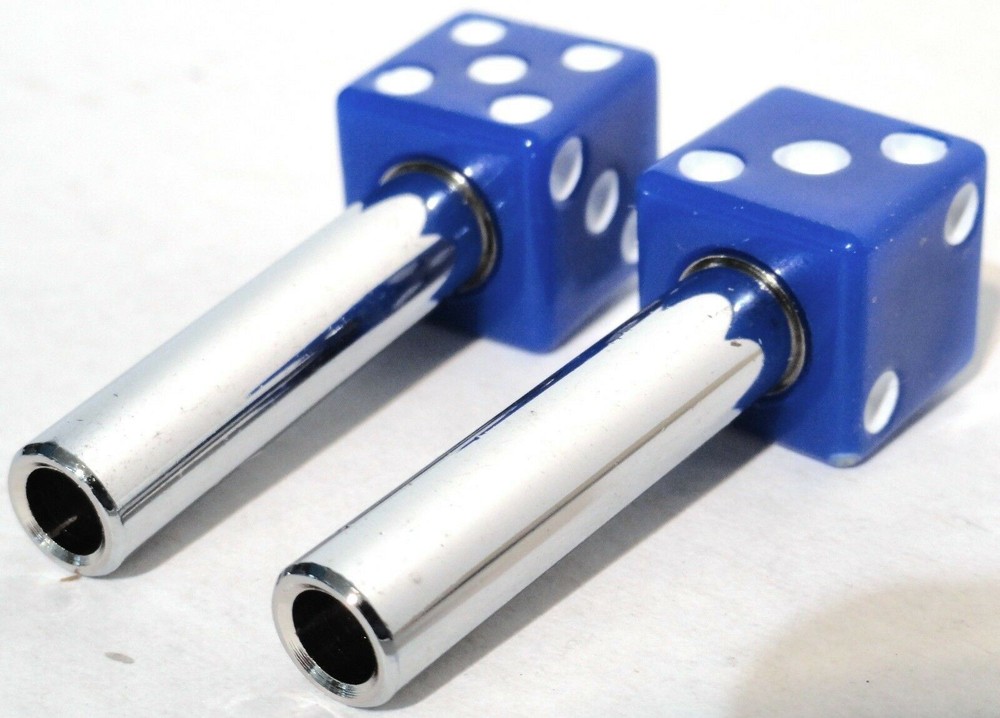 Door Lock Knobs Blue Dice Screw on Inside Threaded 10-32 Plastic UP#70043