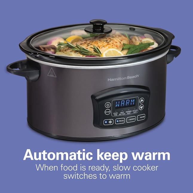 Hamilton Beach 6-Quart Programmable Small Slow Cooker
