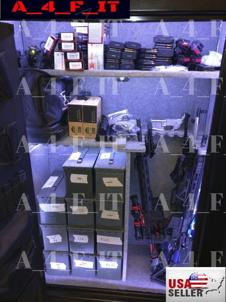 LED Gun Safe Light Kit Battery Powered REMOTE