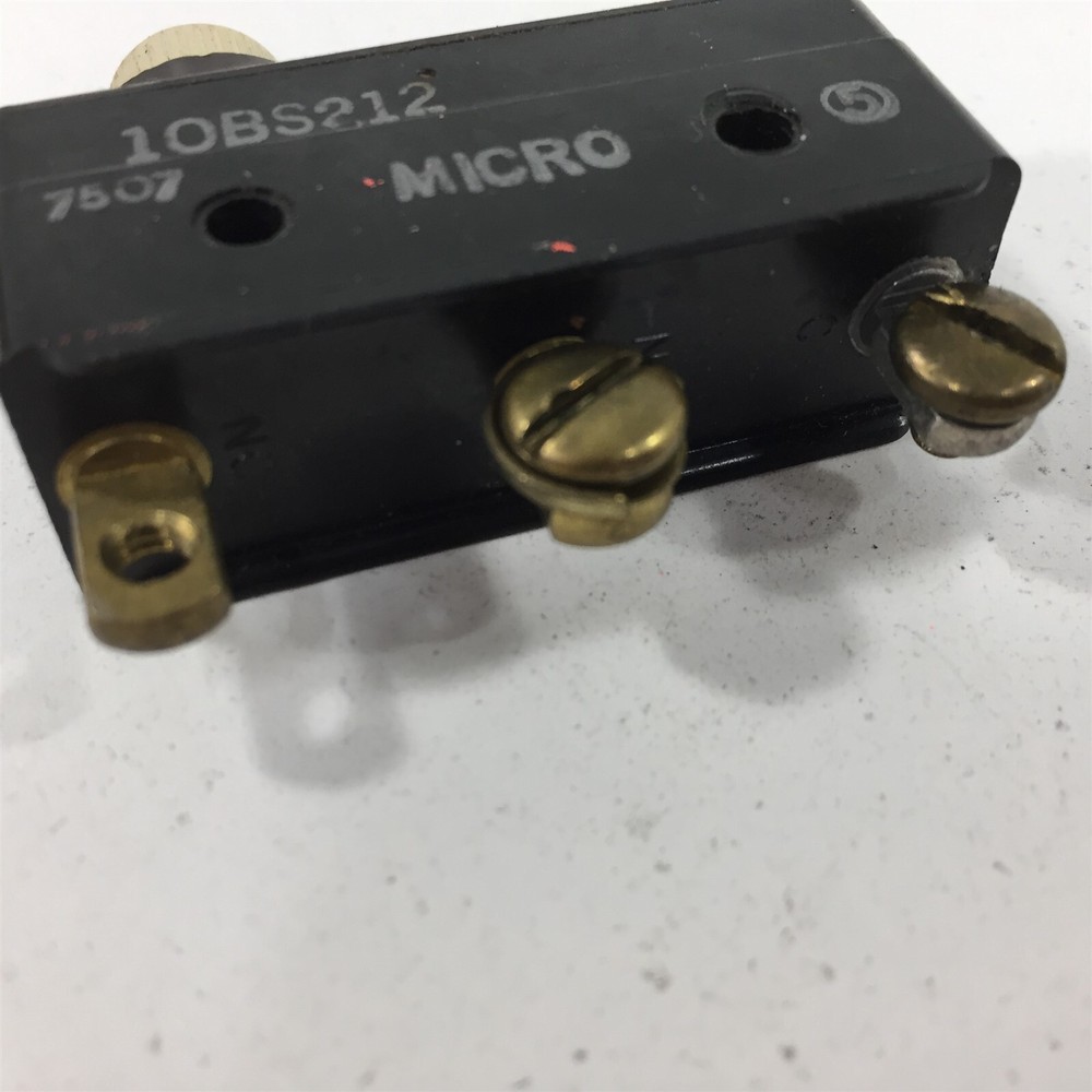 (1) Honeywell 10BS212 Microswitch
