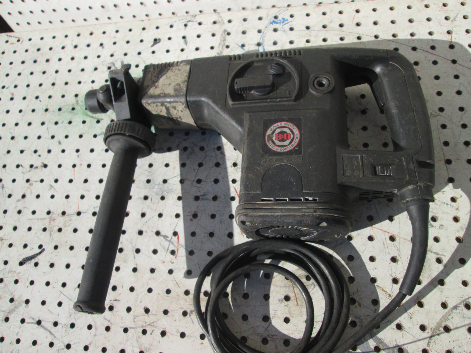 Black & Decker (DeWalt) 1- 1/2 Vari Rotary Hammer Drill 5096 Made Italy 4 bits