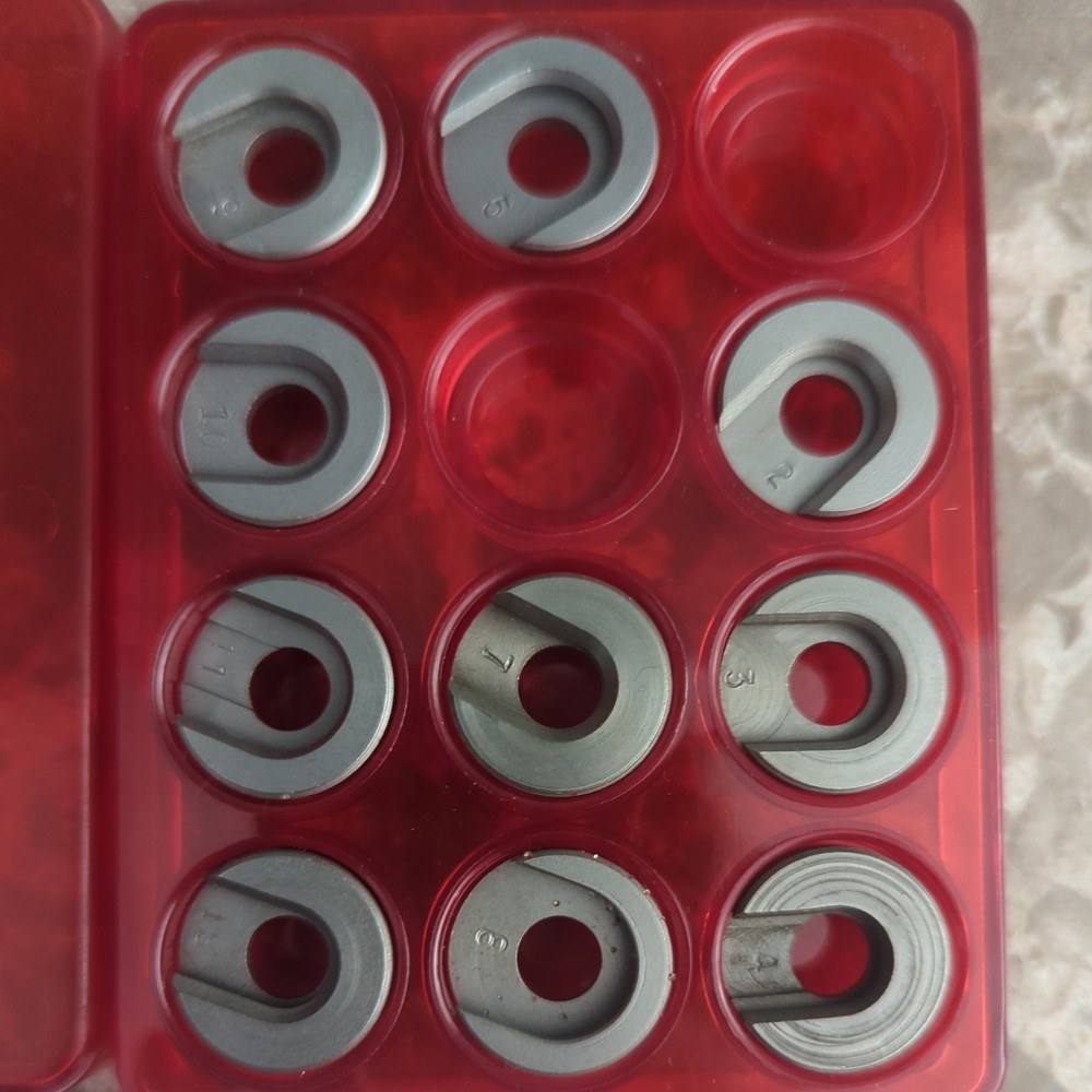 Lee Priming Tool Shell Holder Set (90198) Incomplete Set Missing #1 And #6