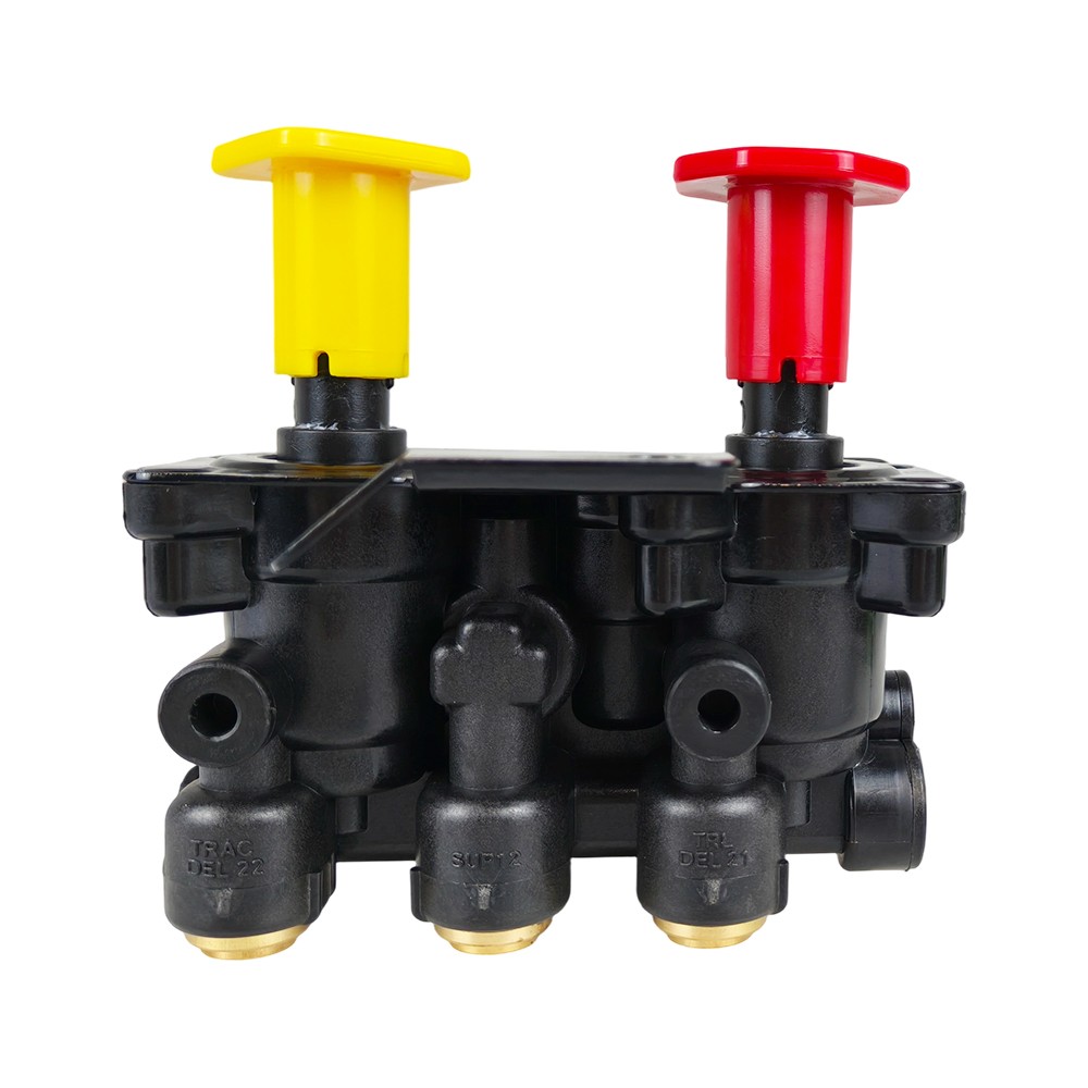 For Volvo VNL Dash Valve Dual Park Brake With 5 Ports 24340522 21315044 K035691