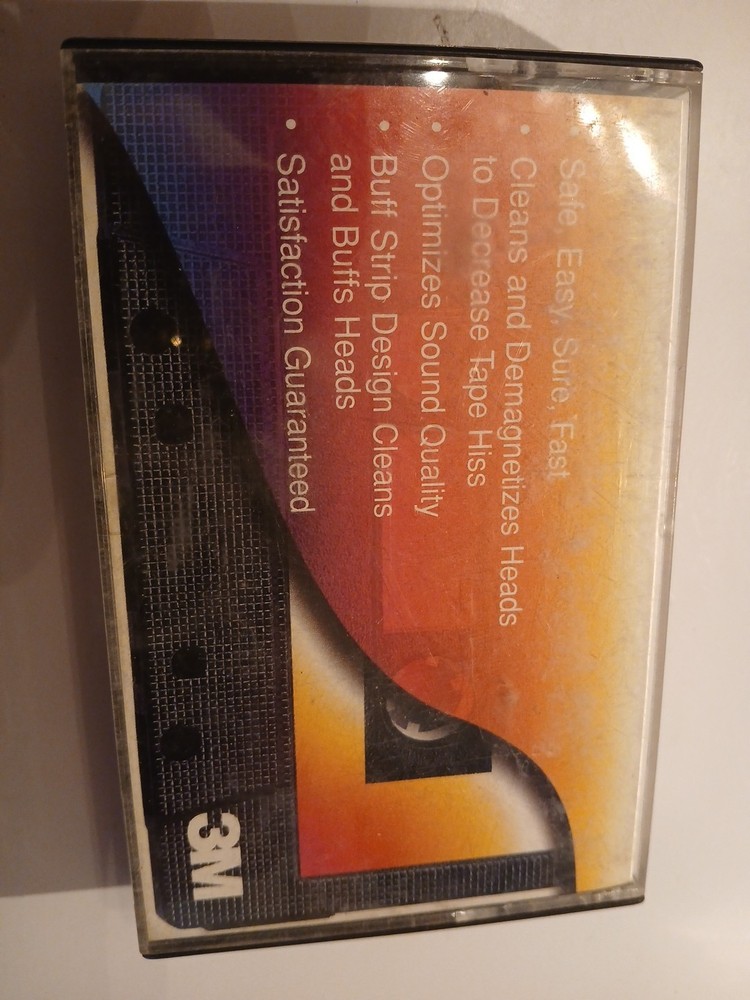 Scotch Cassette Deck Head Cleaner 3M Buff Strip Cleaning System