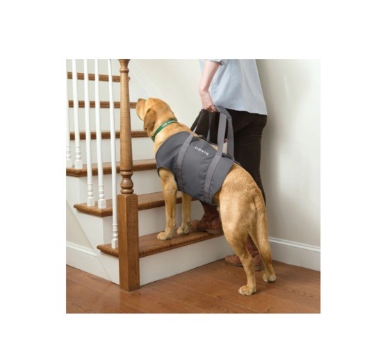 Dog Lift Support Harness Sling Large 50-75 LBS Orvis Fleece Lined Adj Fit NEW
