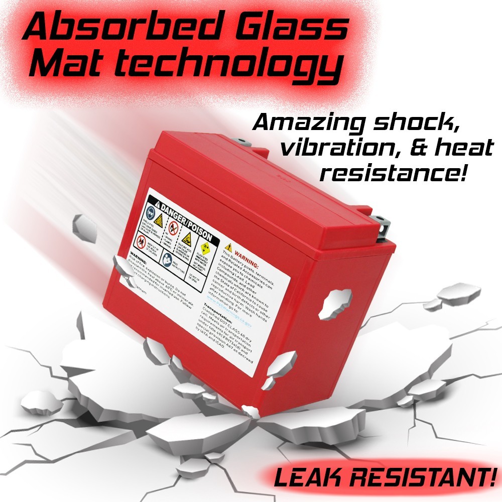 Banshee AGM Battery YTX20L for Ski-Doo MXZ Skandic Summit 415129898 Snowmobile