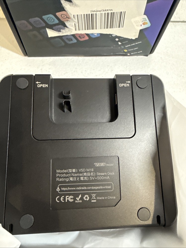 Stream dockStream Dock Streaming Console & Hub customizable LCD Macro keys