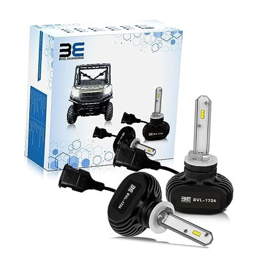 BE  LED Head Light Replacement Bulb 2-Pack, Compatible With Certain Polaris