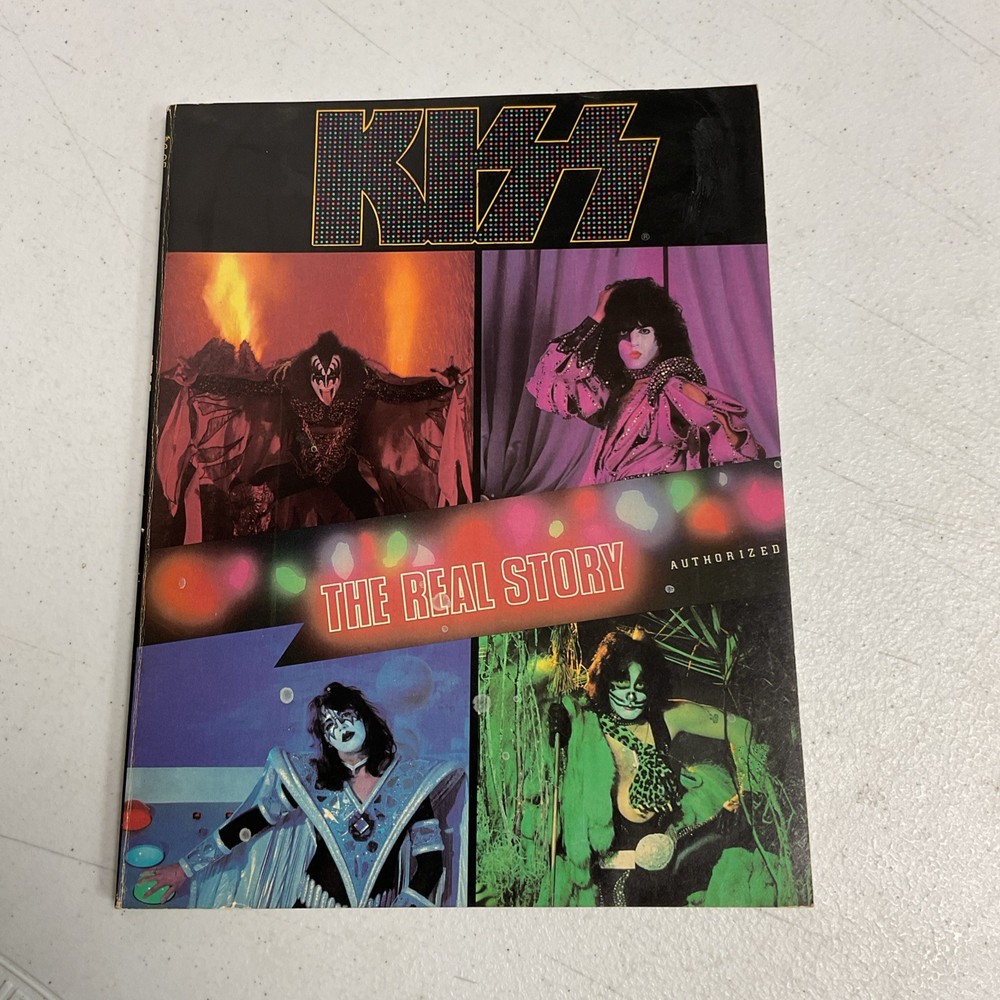 Kiss: The Real Story Authorized Book, 1980 Softcover