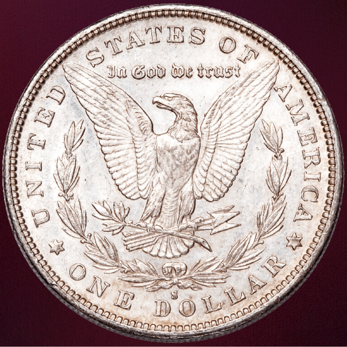 US 1879 S Morgan Dollar - One Dollar Silver Coin-Beautiful Coin
