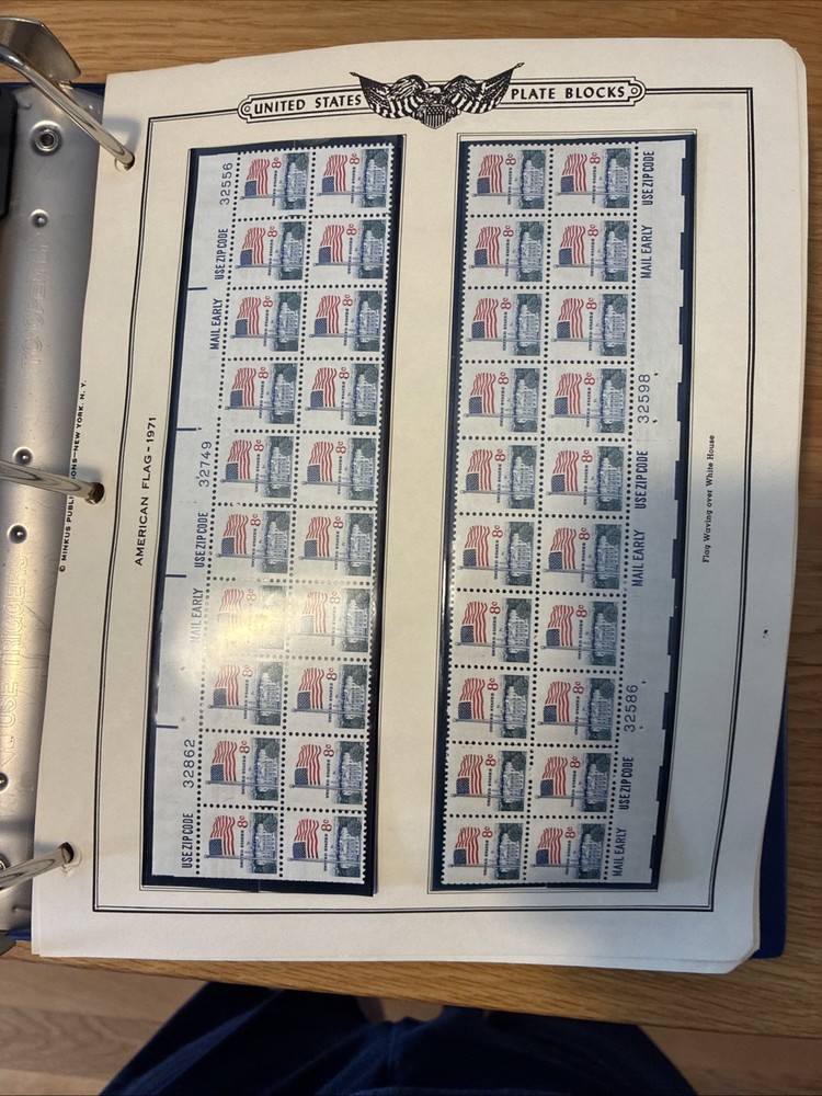 Minkus American Plate Block Album Volume V