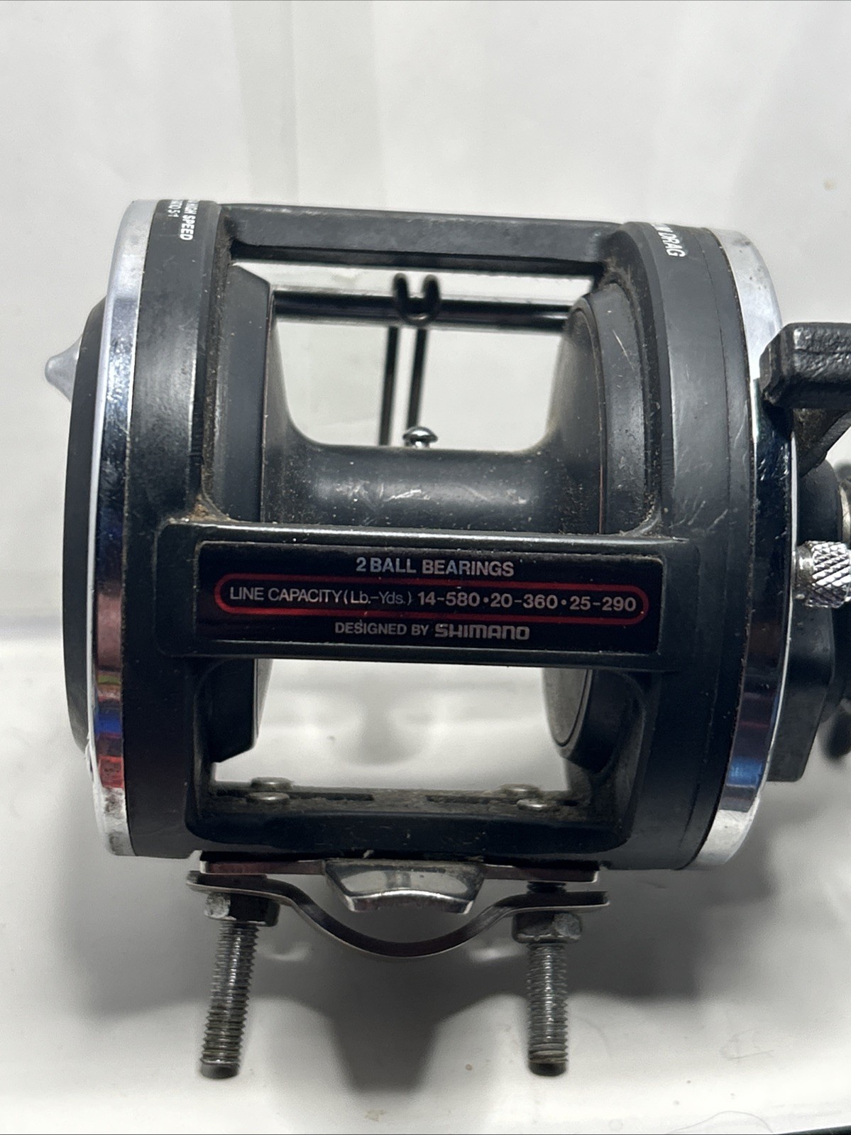 SHIMANO TRITON MAG MARK XHS CASTING CONTROL YO-YO TROLLING FISHING REEL 30/300YD