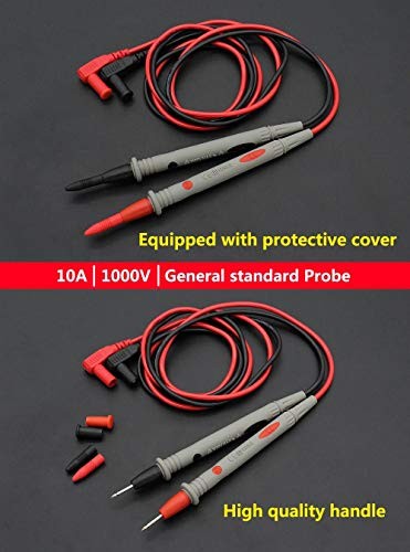 Multimeter Test Leads Banana Plug,1000V 20A Digital Multi Meter Clamp 2 pcs