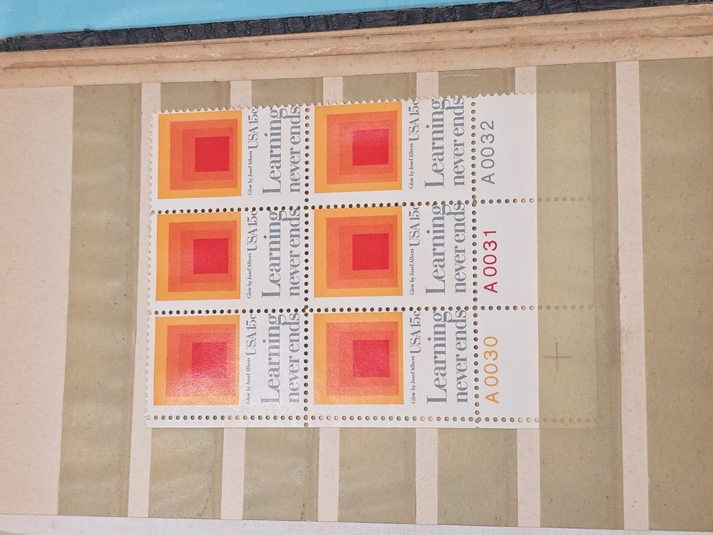 VINTAGE Stamp Album w/Stamps and Extra Airmail Stuff