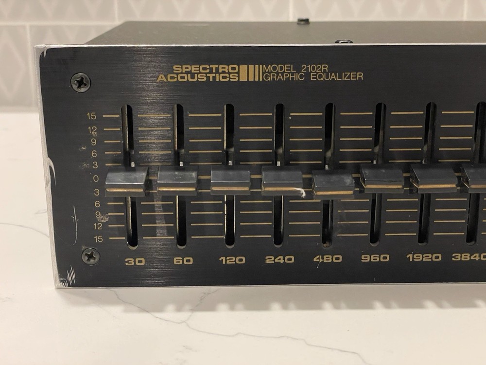 *Powers On!* *Unknown condition* Vintage Spectro Acoustics 2102R Equalizer