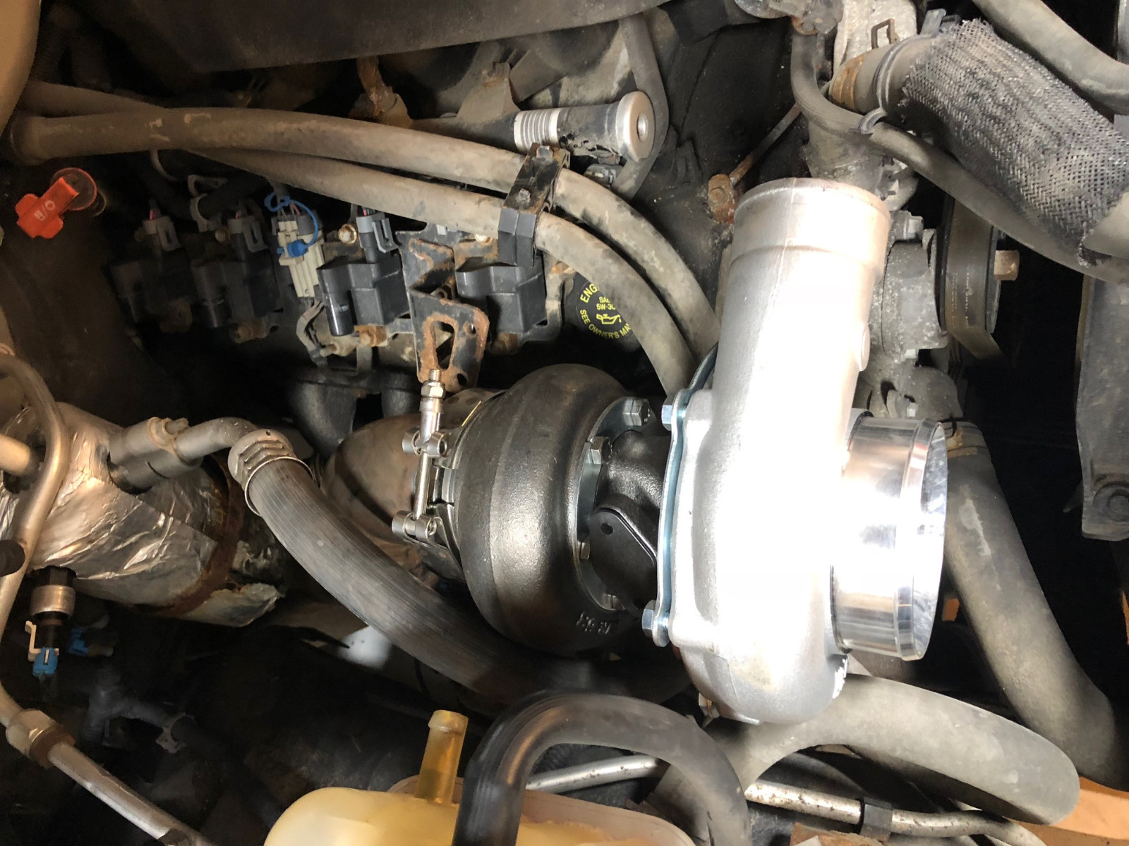 Turbo Kit T70 T4 FOR Silverado Sierra Turbocharger Vortec V8 LS 4.8 5.3 6.0 99+