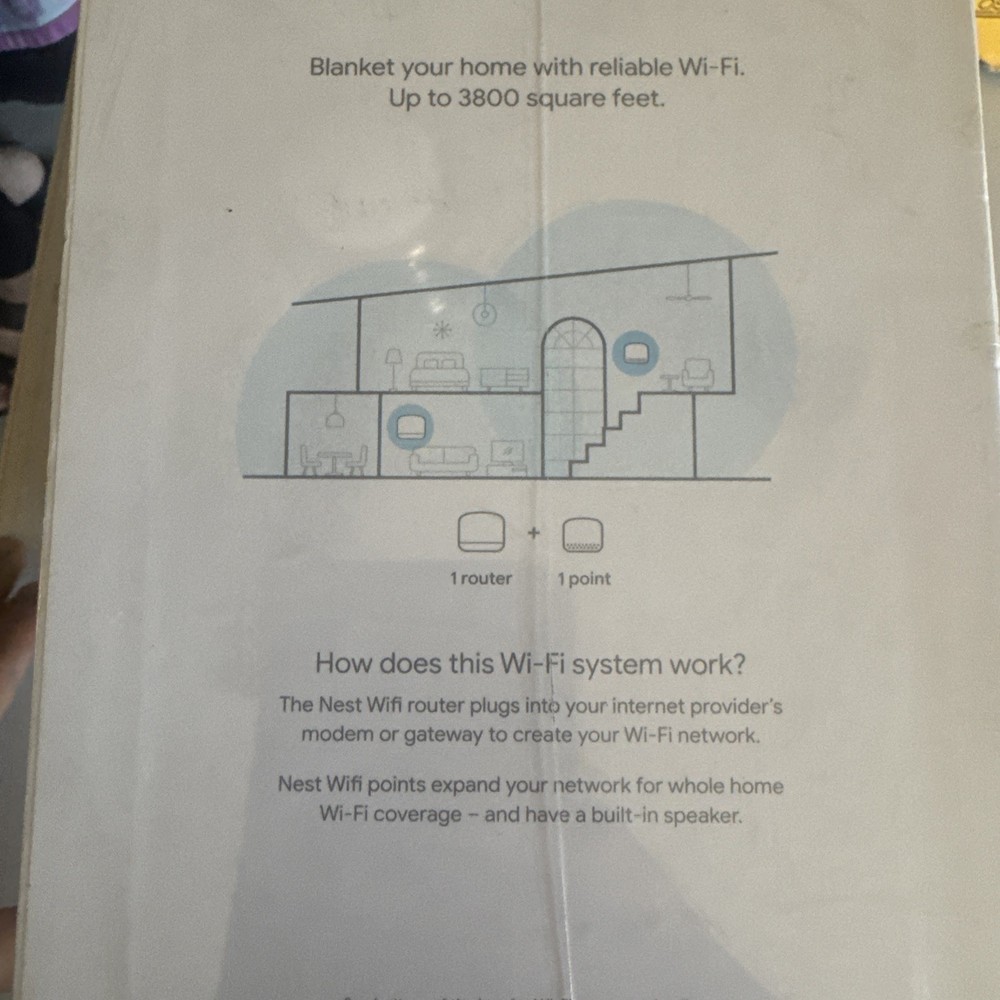Google Nest router And Point!!