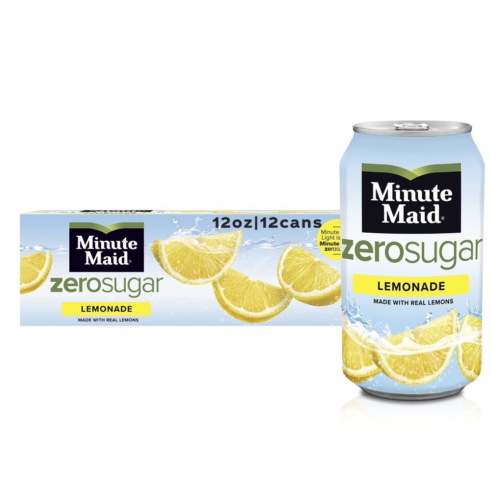 Zero Sugar Lemonade Fridge Pack Cans, 12 fl oz, 12 Pack