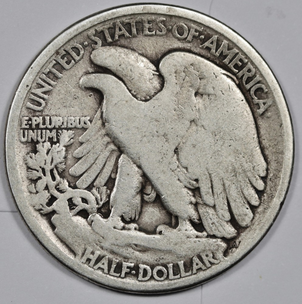 1917-s Walking Liberty Half. VG. 206462