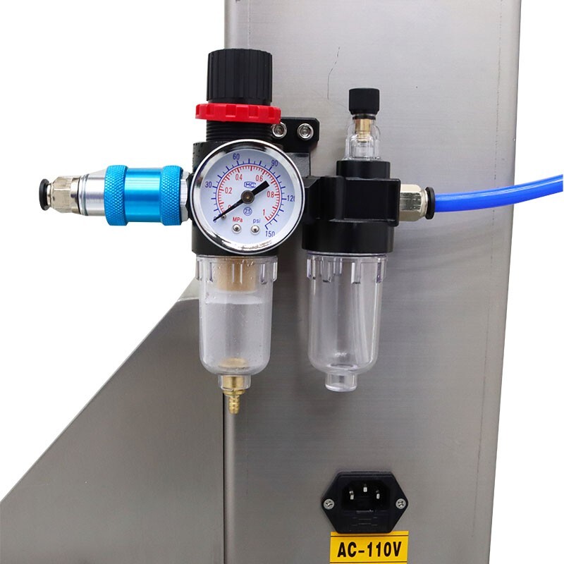 30ml-300ml Pneumatic Paste & Liquid Filling Machine Single Head Floor Type