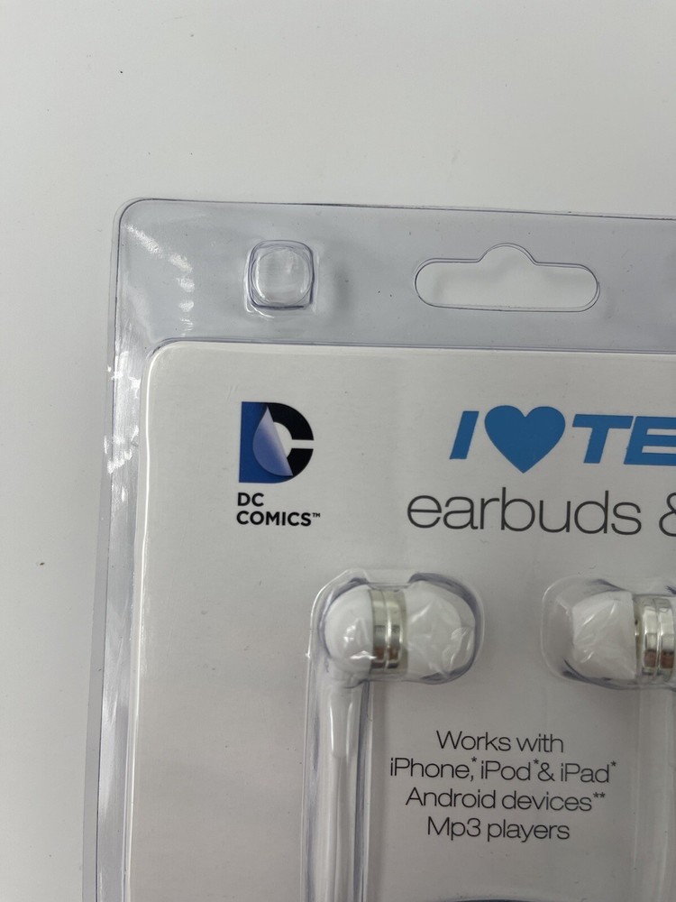 DC Comics Superman Earbuds & Case Flying Image BAM! Ipad Iphone Android