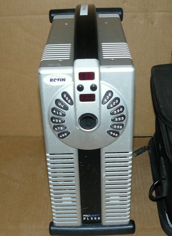 Rofin Polilight PL500 Forensic UV light Source with Case